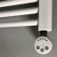 Полотенцесушитель ELECTRO.G1.R 500х740 плоский белый стальной правый "ТЭН" 600 Вт Киев
