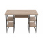 Комп'ютерний стіл Ferrum-decor Тім 75x120x60 чорний ДСП Дуб Сан-Маріно 16мм Хмельницький