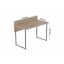 Комп'ютерний стіл Ferrum-decor Скай 75x120x60 сірий ДСП Дуб Сан-Маріно 32мм Бородянка