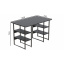 Комп'ютерний стіл Ferrum-decor Курт 75x120x70 чорний ДСП Сосна Кембра 16мм Золотоноша