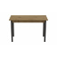 Стіл кухонний Ferrum-decor Маріо 75x120x80 Чорний ДСП Дуб Артізан 16мм (MAR0020) Луцк