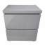 Пластиковая напольная тумба The MIX Лями Grey 3297 tought 60 см Костопіль