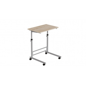 Стол приставной Ferrum-decor Амиго 62x60x40 металл Серый ДСП Дуб Сан-Марино 16мм (AMI0016)