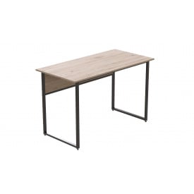 Компьютерный стол Ferrum-decor Коди 75x100x60 черный ДСП Дуб Сан-Марино 32мм