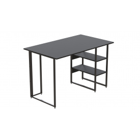 Компьютерный стол Ferrum-decor Кевин 75x140x70 черный ДСП Сосна Кембра 16мм