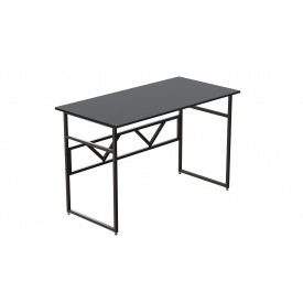 Компьютерный стол Ferrum-decor Раян 75x100x70 черный ДСП Сосна Кембра 16мм