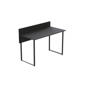 Компьютерный стол Ferrum-decor Скай 75x120x70 черный ДСП Сосна Кембра 16мм