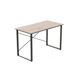 Компьютерный стол Ferrum-decor Дейв 75x120x60 черный ДСП Дуб Сан-Марино 16мм