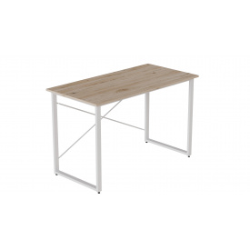 Компьютерный стол Ferrum-decor Дейв 75x120x60 белый ДСП Дуб Сан-Марино 32мм