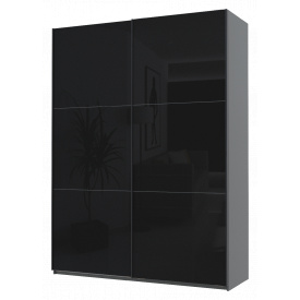 Шафа купе Doros G-Caiser Графіт 2 Скла / 3 частини 180х60х240 (42005016)