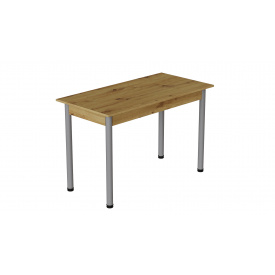Стол кухонный Ferrum-decor Бенита 75x120x70 Серый ДСП Дуб Артизан 16мм (BEN0055)