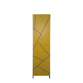 Пенал пластиковый Chaos Mikola-M yellow grey 25 см