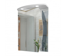 Зеркальный шкаф в ванную комнату Tobi Sho 557-NZ с подсветкой 770х550х125 мм