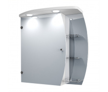 Дзеркальна шафа у ванну кімнату Tobi Sho 066-NS-Z з підсвіткою 620х600х125 мм