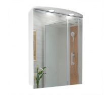 Зеркальный шкаф в ванную комнату Tobi Sho 67-S с подсветкой 800х600х145 мм