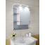 Зеркальный шкаф в ванную комнату Tobi Sho 075-S с подсветкой 700х500х125 мм Луцк