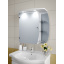 Зеркальный шкаф в ванную комнату Tobi Sho 066-NS-Z с подсветкой 620х600х125 мм Ровно