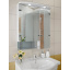 Зеркальный шкаф в ванную комнату Tobi Sho 0750-S с подсветкой 752х600х125 мм Борисполь