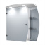 Дзеркальна шафа у ванну кімнату Tobi Sho 066-NS-Z з підсвіткою 620х600х125 мм Луцьк