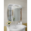 Дзеркальна шафа у ванну кімнату Tobi Sho 066-NS з підсвіткою 620х600х125 мм Нововолинськ