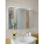 Зеркальный шкаф в ванную комнату Tobi Sho 088-N с подсветкой 600х800х125 мм Львов