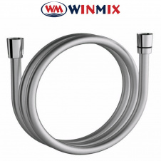 Шланг для душа, силиконовый 175 см (Цвет серебреный),KB-0803-175-01 SILVER ,Grauss Чехия