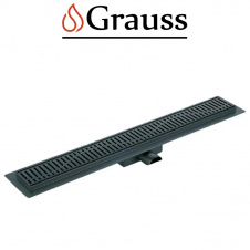 Душевой трап из нержавеющей стали SUS304 FD35-70x500-GRAPHITE,Grauss Чехия
