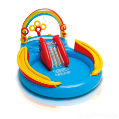 Надувной игровой центр Intex 57453-1 Радуга 297 х 193 х 135 см с шариками 16 шт Київ