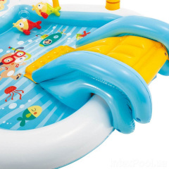 Надувной игровой центр Intex 57162-2 Веселая Рыбалка 218 x 188 x 99 см с надувной удочкой 2 рыбки с шариками 16 шт Херсон