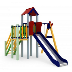 Детский игровой развивающий комплекс Праздник KDG 3,92 х 3,09 х 3,45м Херсон