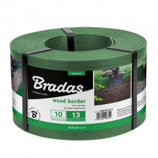 Бордюр Wood Border 130мм х 28мм х 10м зелений Bradas