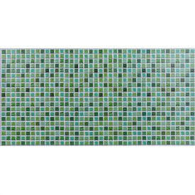 Декоративна панель ПВХ під зелену мозайку 960х480х4мм (D) SW-00001828 Sticker Wall