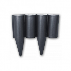 Палисад садовый 2,5м PALGARDEN графит Bradas