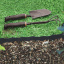 Бордюр волнистый газонный 9м х 10см черный Bradas Черкассы