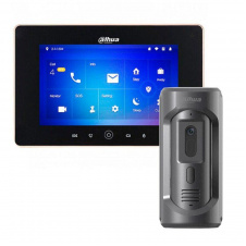 Комплект IP відеодомофону Dahua DHI-VTH5221D-S2 + DHI-VTO2101E-P-S1