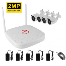 Фото - Комплект відеоспостереження бездротової Longse WIFI 4-Kit 2 мегапікселя (100054) Комплект відеоспостереження бездротової Longse WIFI 4-Kit 2 мегапікселя (100054)