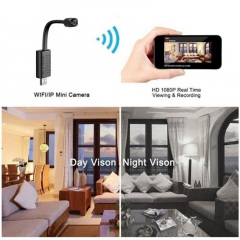 Міні камера WIFI USB на гнучкому шлейфі з підсвічуванням ZTOUR U22 датчик руху (100698) Запорожье