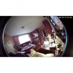 Відеоочок wifi c датчиком руху та записом HQCam 405B 2 Мп Сріблястий Харьков