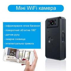 Міні камера wifi з поворотним об'єктивом Wsdcam MD92 (100731) Кам'янка-Дніпровська