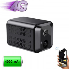 4G міні камера відеоспостереження Nectronix T10 Full HD 1080P датчик руху 4000 мАч Чорний (100826) Южноукраинск