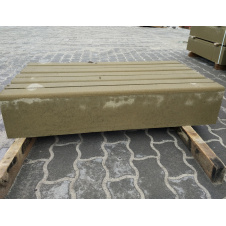 Бордюр тротуарный (1000х200х80 мм) Оливковый