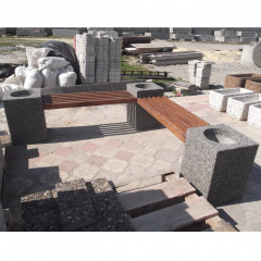 Скамейка уличная, лавочка «Цветник» угловая Владимир-Волынский