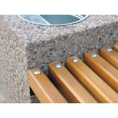 Скамейка уличная, лавочка «Цветник» угловая Владимир-Волынский