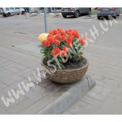 Вазон садовый уличный Чаша бетонный Черкаси
