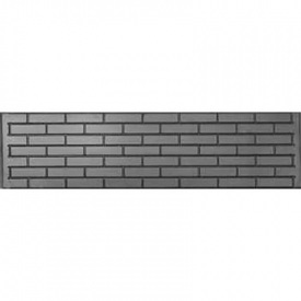 Форма для еврозабора "«Кирпич гладкий" стеклопластиковая