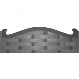 Форма для еврозабора "Переплет арка" стеклопластиковая