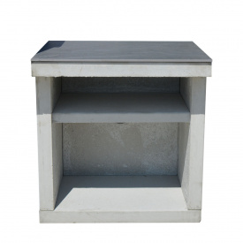 Стол уличный Гарден Шеф бетонный лофт С керамогранитом