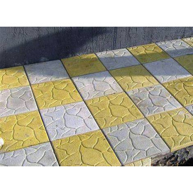 Тротуарная плитка Тучка 300х300х30 мм Желтый