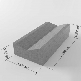 Лоток прикромочный дорожный Б1-20-50