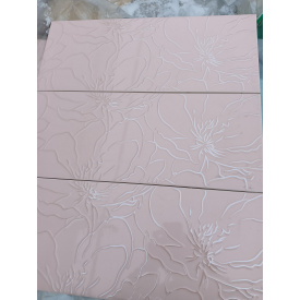Плитка Настенная Arcoboleno 1 Сорт Матовая 20х50 см розовая